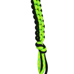 neon green and black weaved bar