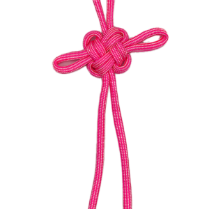 neon pink lucky knot